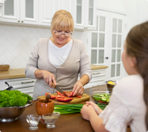 Personalized meal preparation support at home